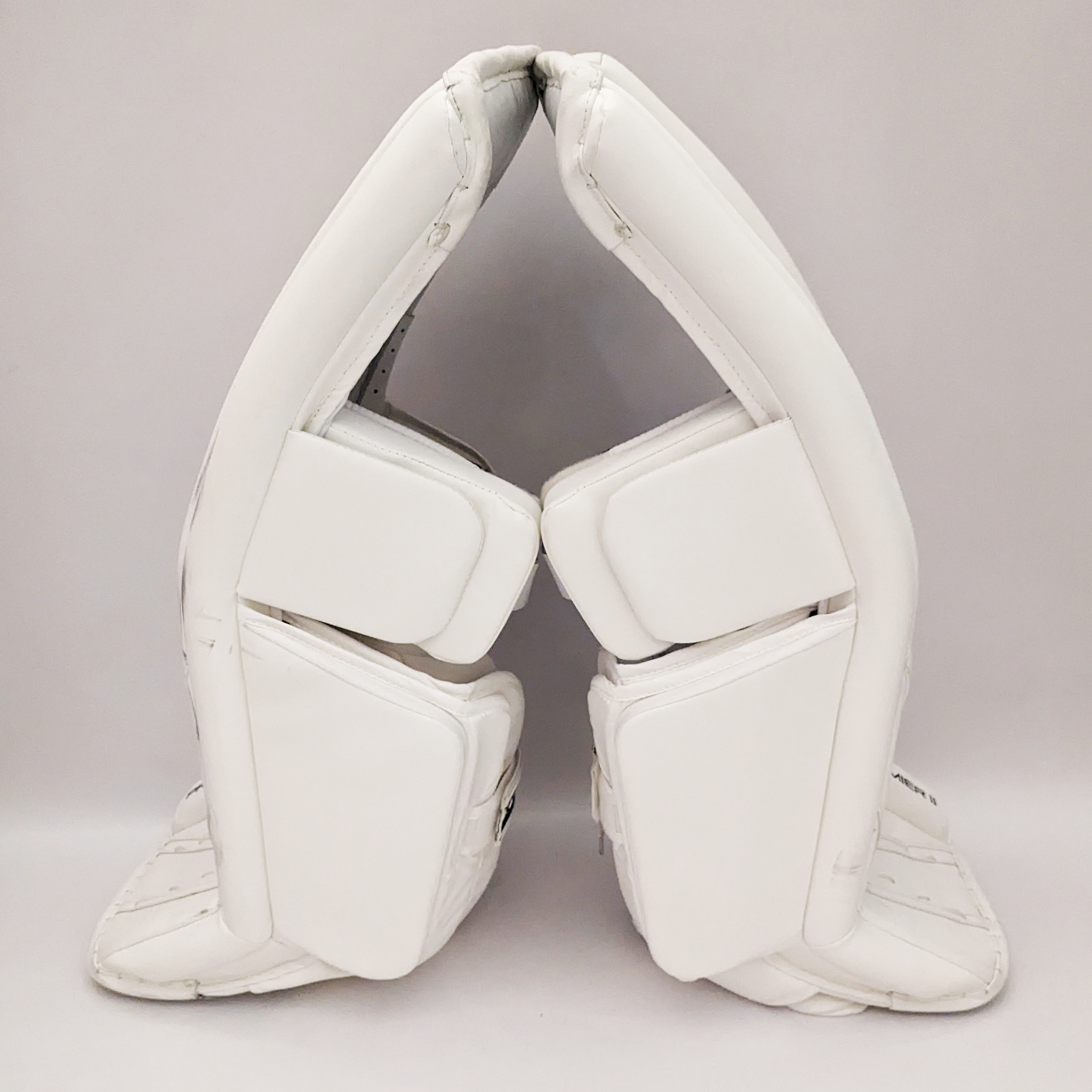 CCM Premier II - Used Pro Stock Senior Goalie Pads (White)